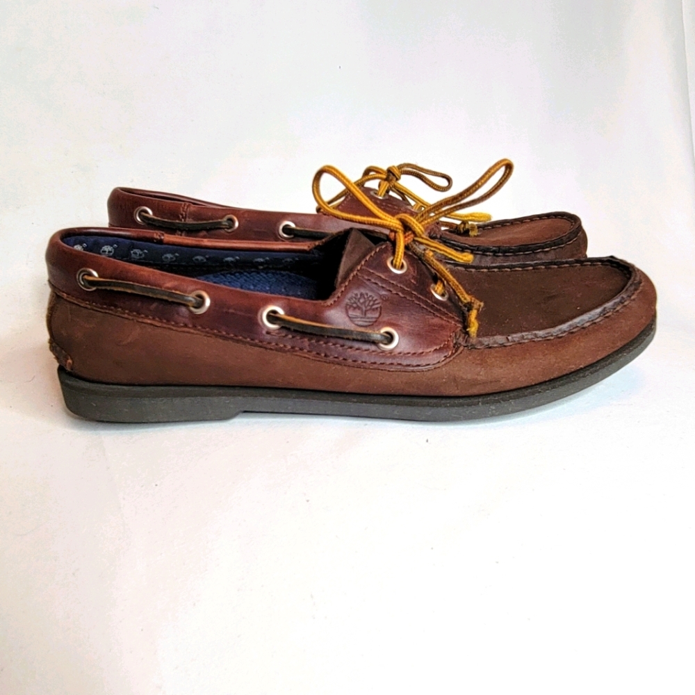 Timberland Boat Shoes Mens Size 9.5 Brown